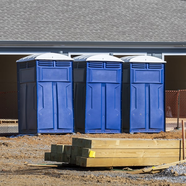 what is the maximum capacity for a single porta potty in Rozet Wyoming